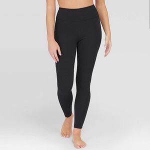 Assets by Spanx Black Ponte Legging Skinny Pants Size Large